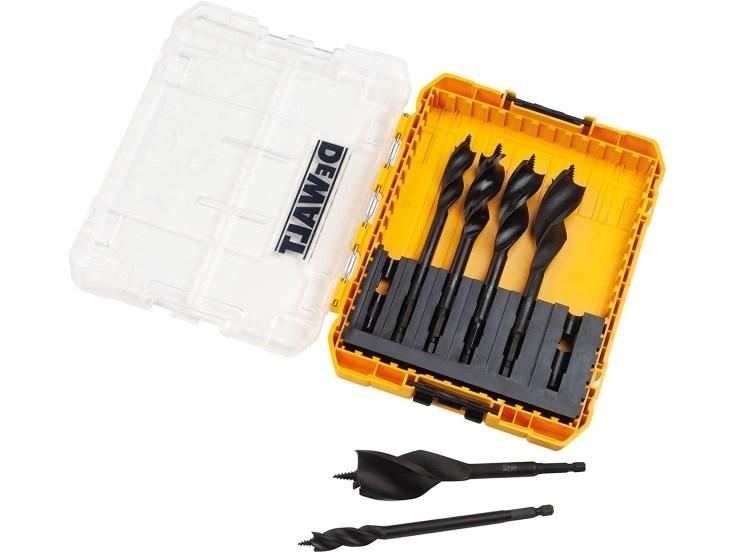 DeWALT 3-skarps træbor-sæt 13–32 mm i boks billede