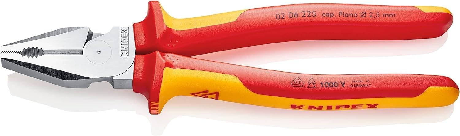 KNIPEX 02 06 225 kombinationstang 225 mm - øget udveksling billede