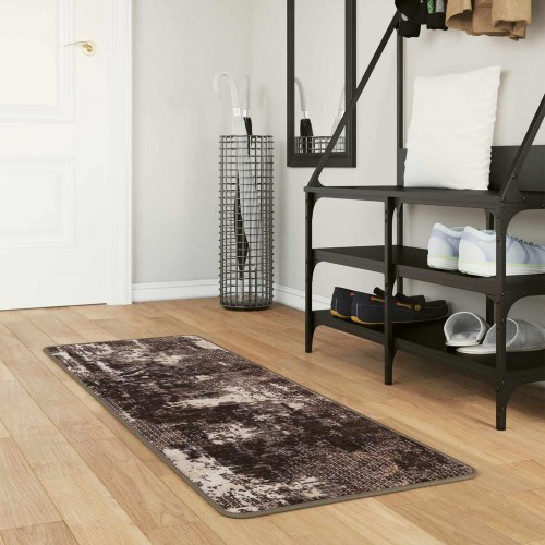 Løber tæppe MARSA - sort 50 × 100 cm, polyester med skridsikker PVC