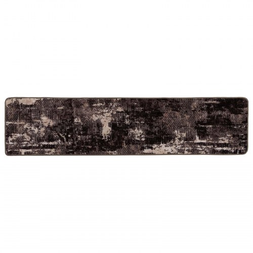 Løber tæppe MARSA - sort 50 × 100 cm, polyester med skridsikker PVC