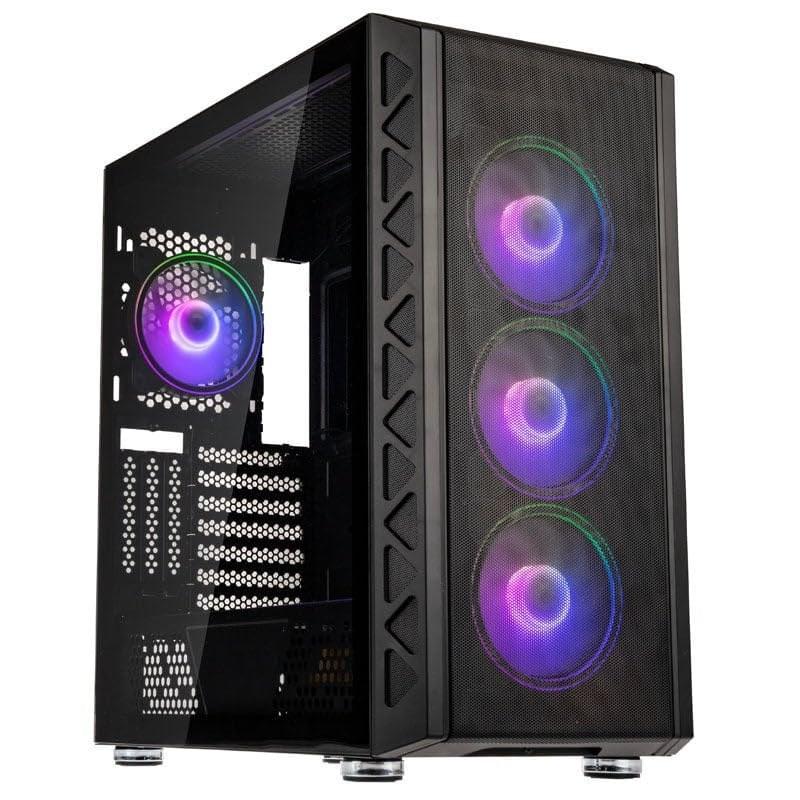 KOLINK Citadel Mesh ATX ARGB midi-tower - sort pc-kabinet billede