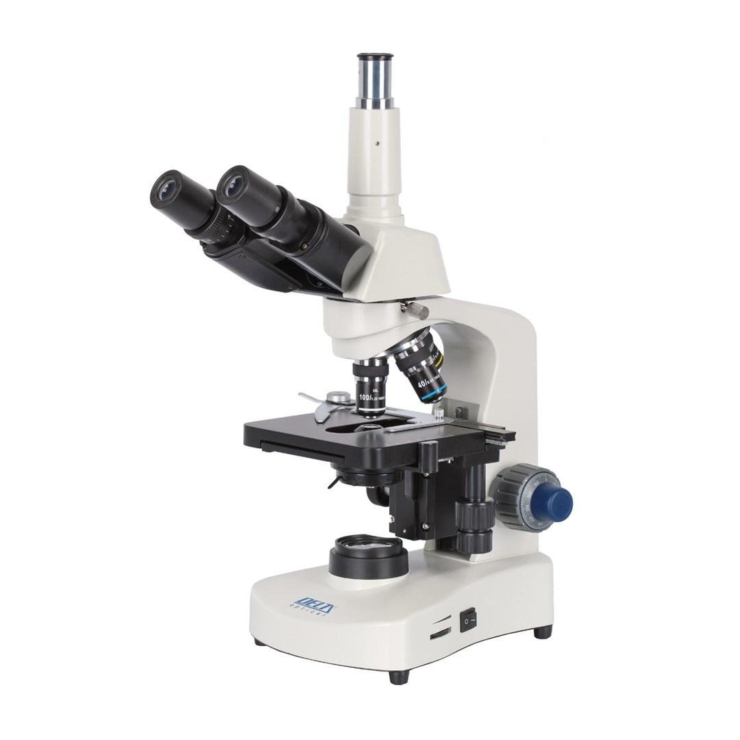 DELTA Optical Genetic Pro Trino mikroskop – trinokulært laboratoriemikroskop billede