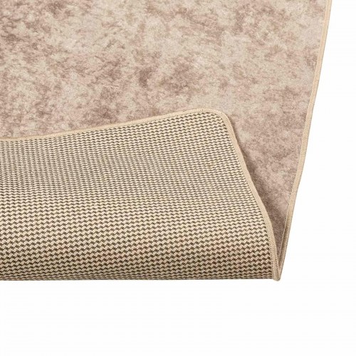 Løber tæppe MARSA - beige 120 × 170 cm, polyester med skridsikker PVC-bagside