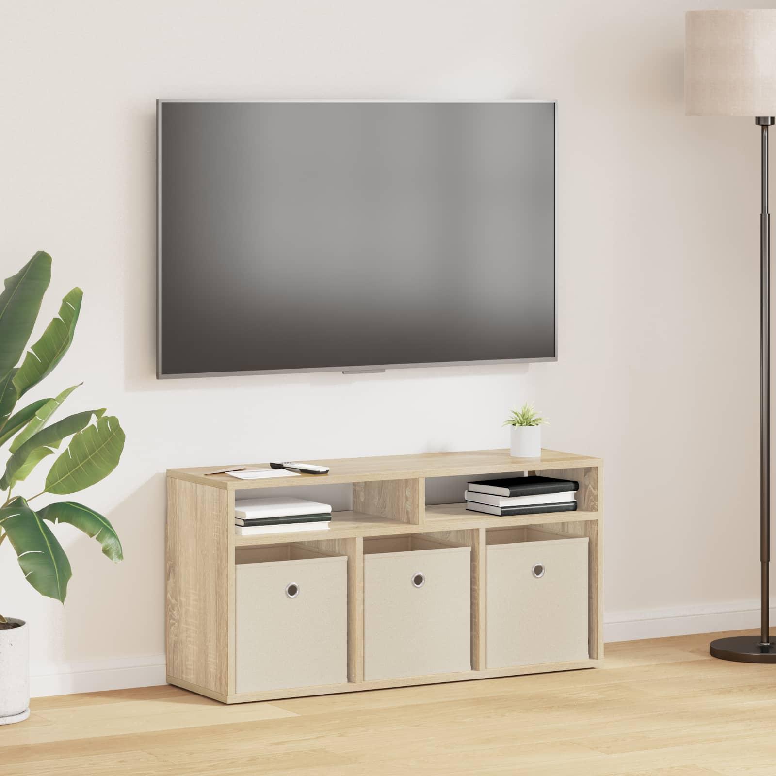 Lavbord med skuffe Sonoma eg 87 x 27,5 x 43 cm billede