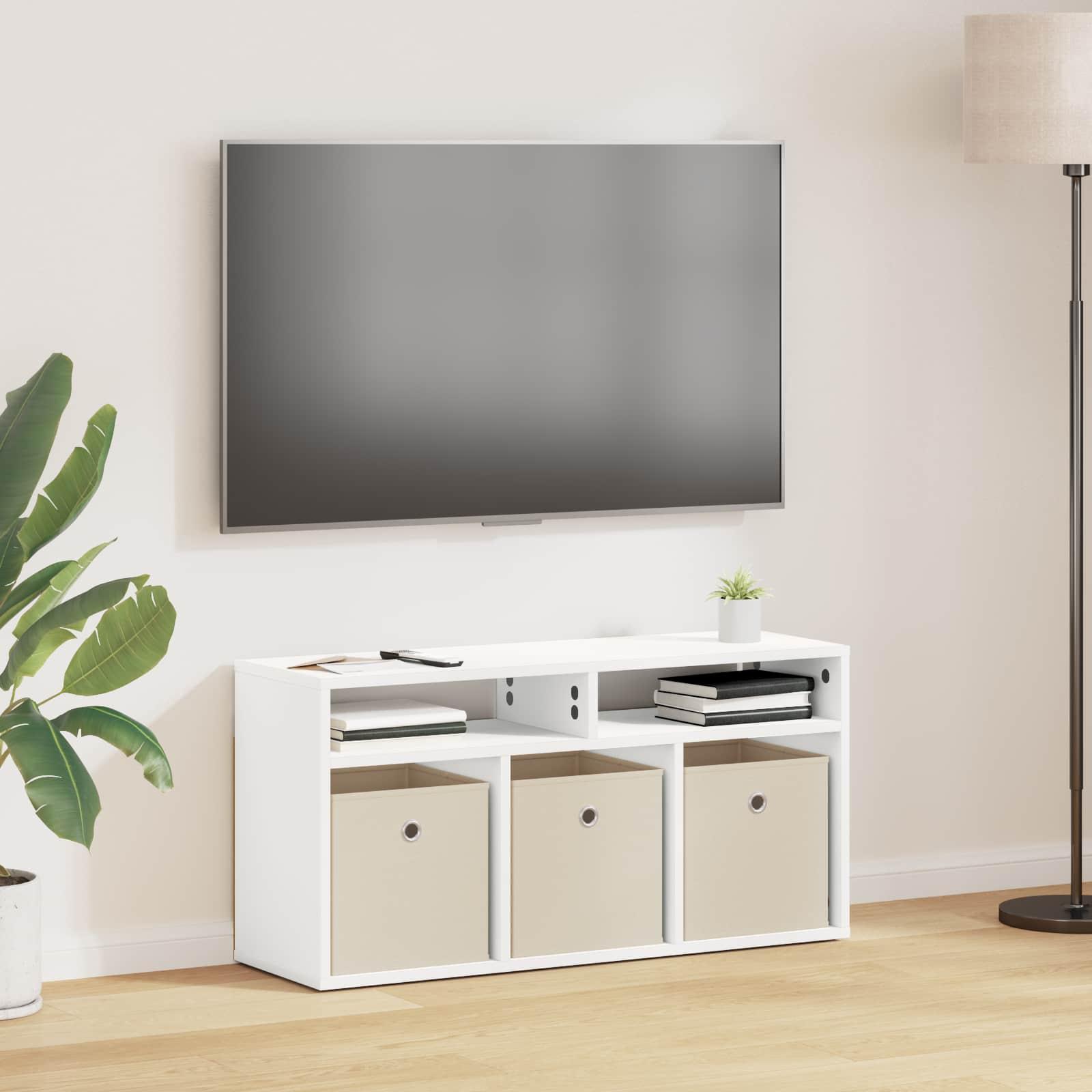 Lavbord med skuffe Hvid 87 x 27,5 x 43 cm billede