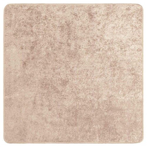 Tæppe runner - Marsa, beige 100 × 100 cm, polyester med skridsikker PVC