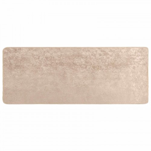 Tæppe-løber MARSA - beige 80 × 200 cm, polyester med skridsikker PVC-bagside