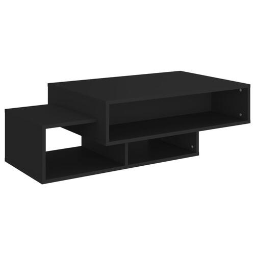 Sofabord 105x55x32 cm konstrueret træ sort