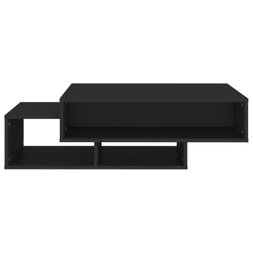 Sofabord 105x55x32 cm konstrueret træ sort