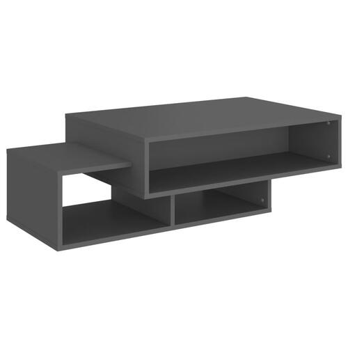 Sofabord 105x55x32 cm konstrueret træ grå