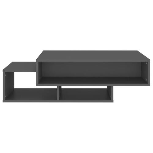 Sofabord 105x55x32 cm konstrueret træ grå