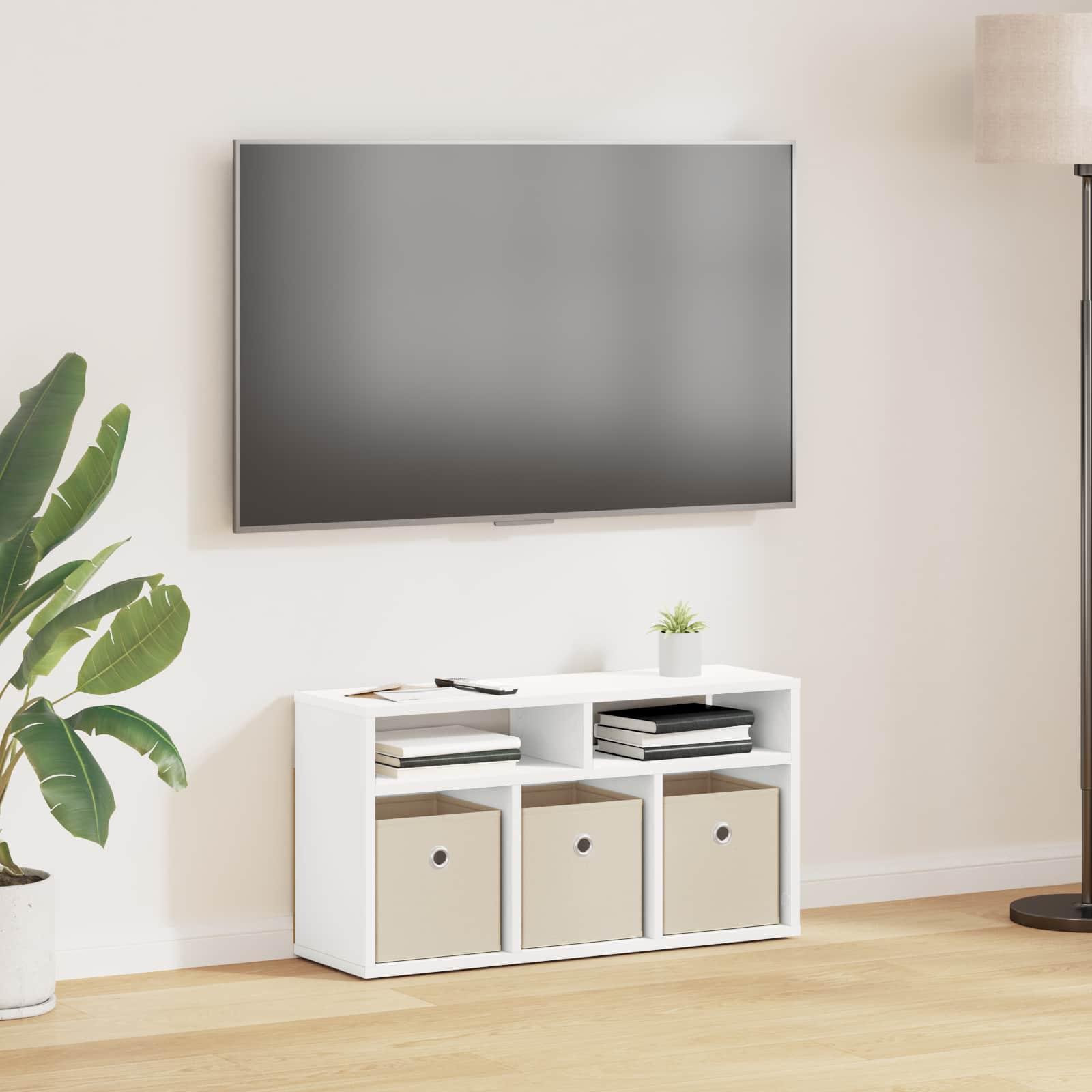 Lavbord med skuffe Hvid 72 x 22,5 x 38 cm billede