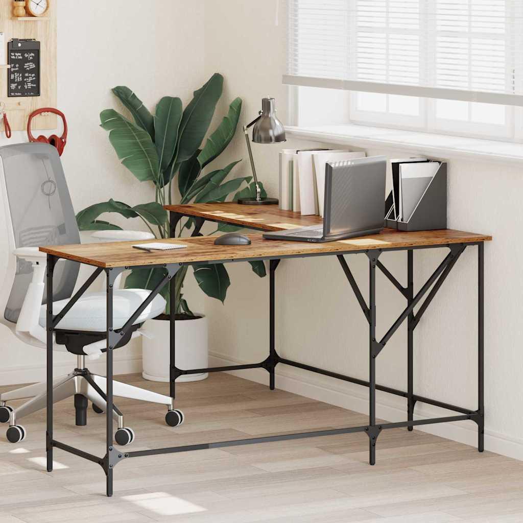 Bord Gammelt træ 149 x 149 x 75 cm Konstrueret træ billede