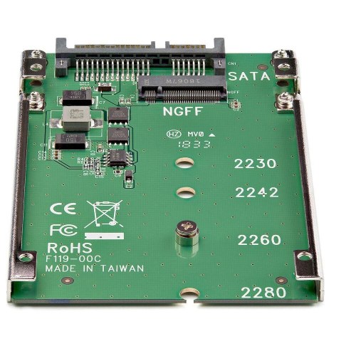 SATA harddisk-adapter 2,5"/7 mm - Startech - grøn