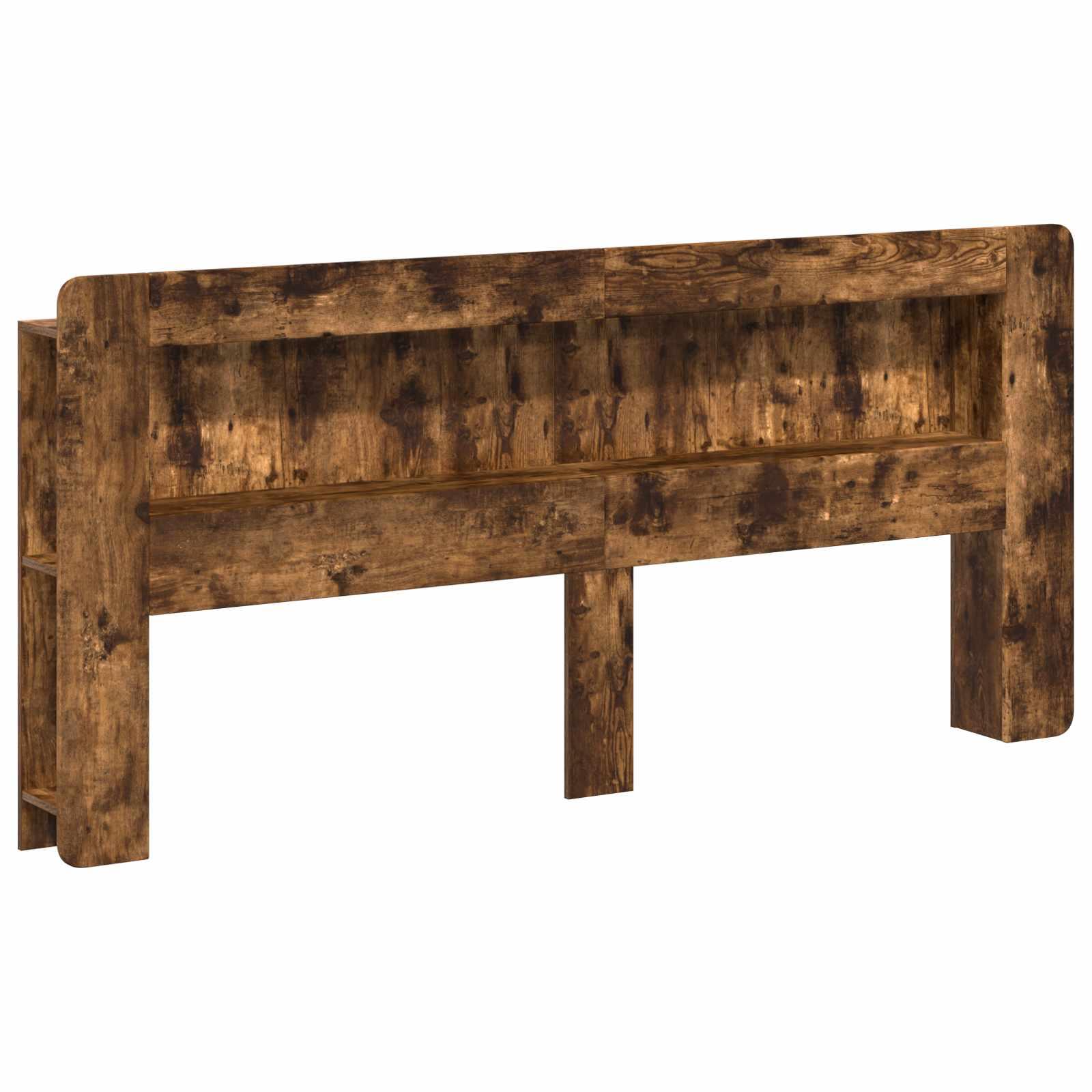 Hovedgærde Skab Røget Eg 215 x 18,5 x 100 cm Konstrueret træ billede
