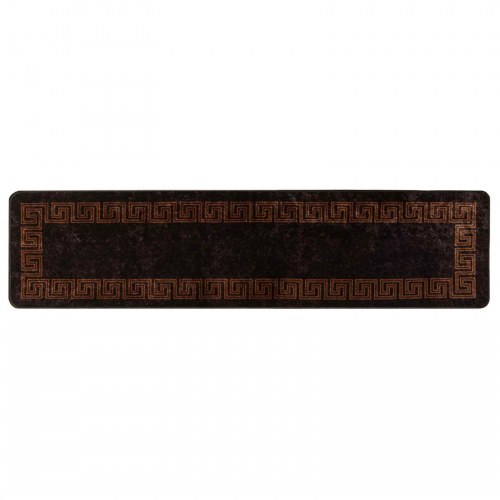 Løber-tæppe MARSA - sort 100 × 450 cm, polyester/PVC