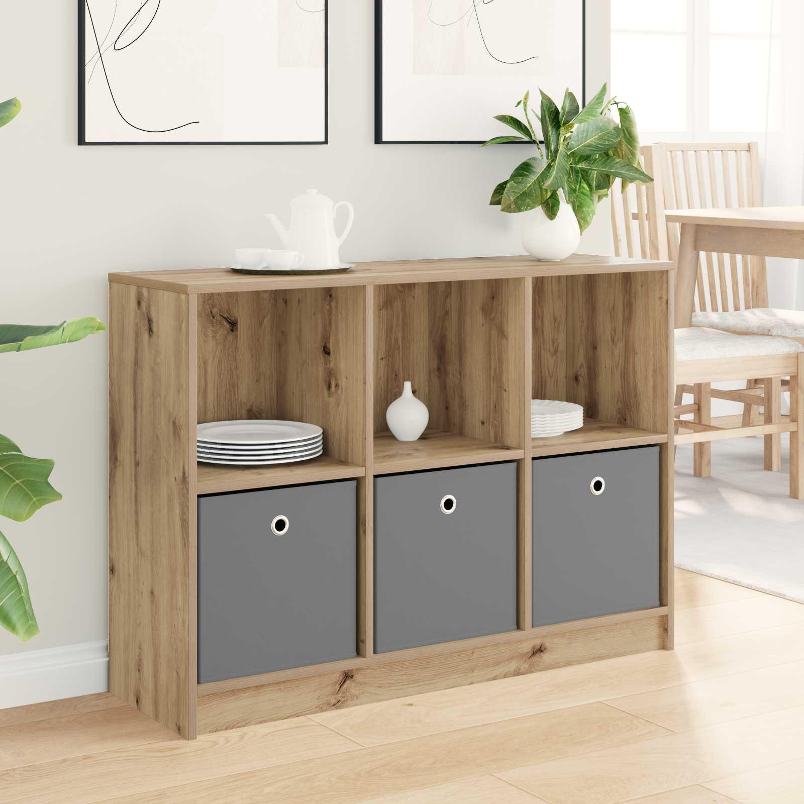 Sidebord med skuffe Artisan Egetræ 102 x 32 x 73,5 cm billede