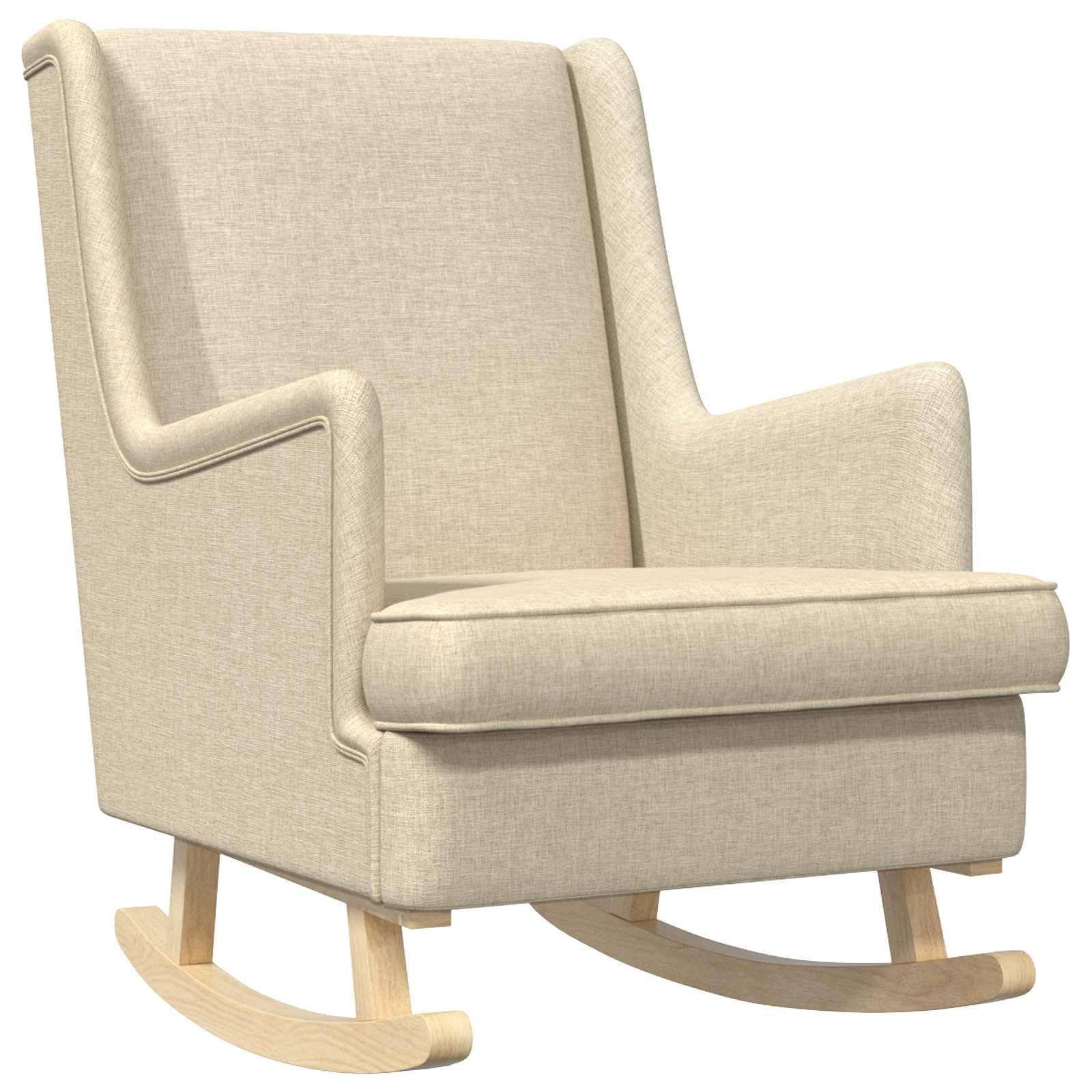 Gyngestol Creme 62 x 80 x 85 cm Stof billede