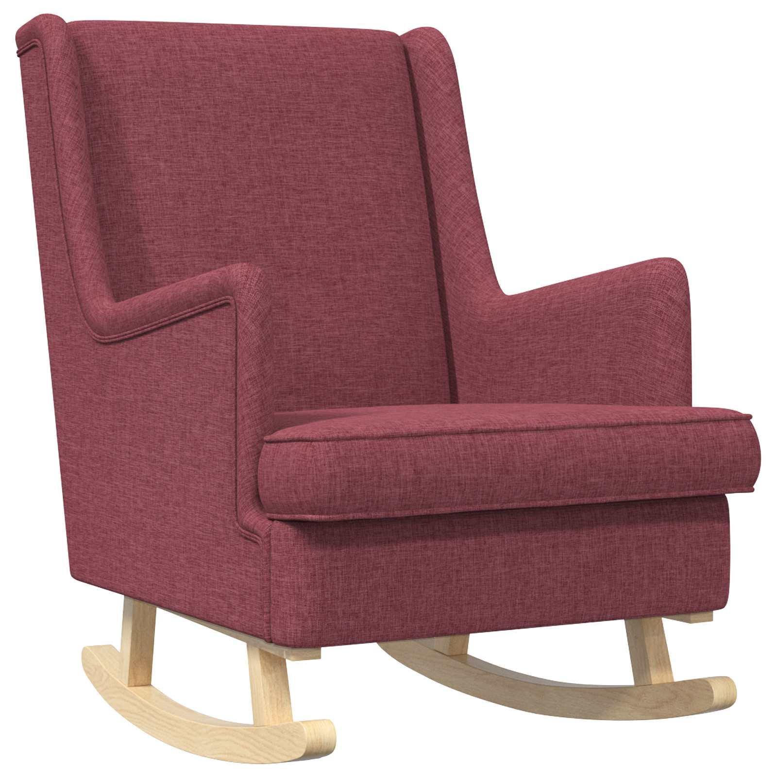 Gyngestol Vinrød 62 x 80 x 85 cm Stof billede