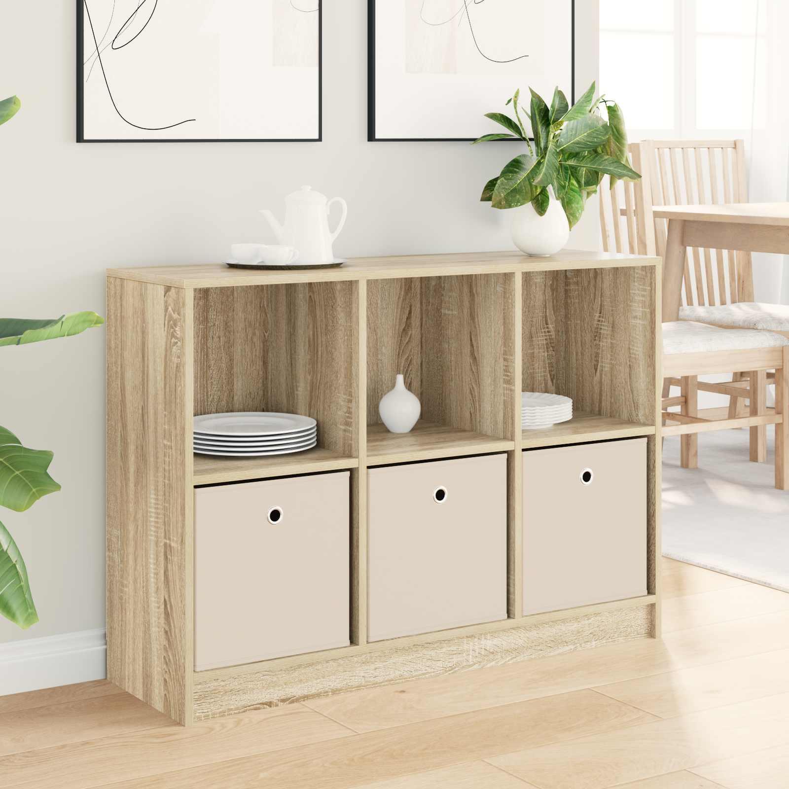 Sidebord med skuffe Sonoma eg 102 x 32 x 73,5 cm billede