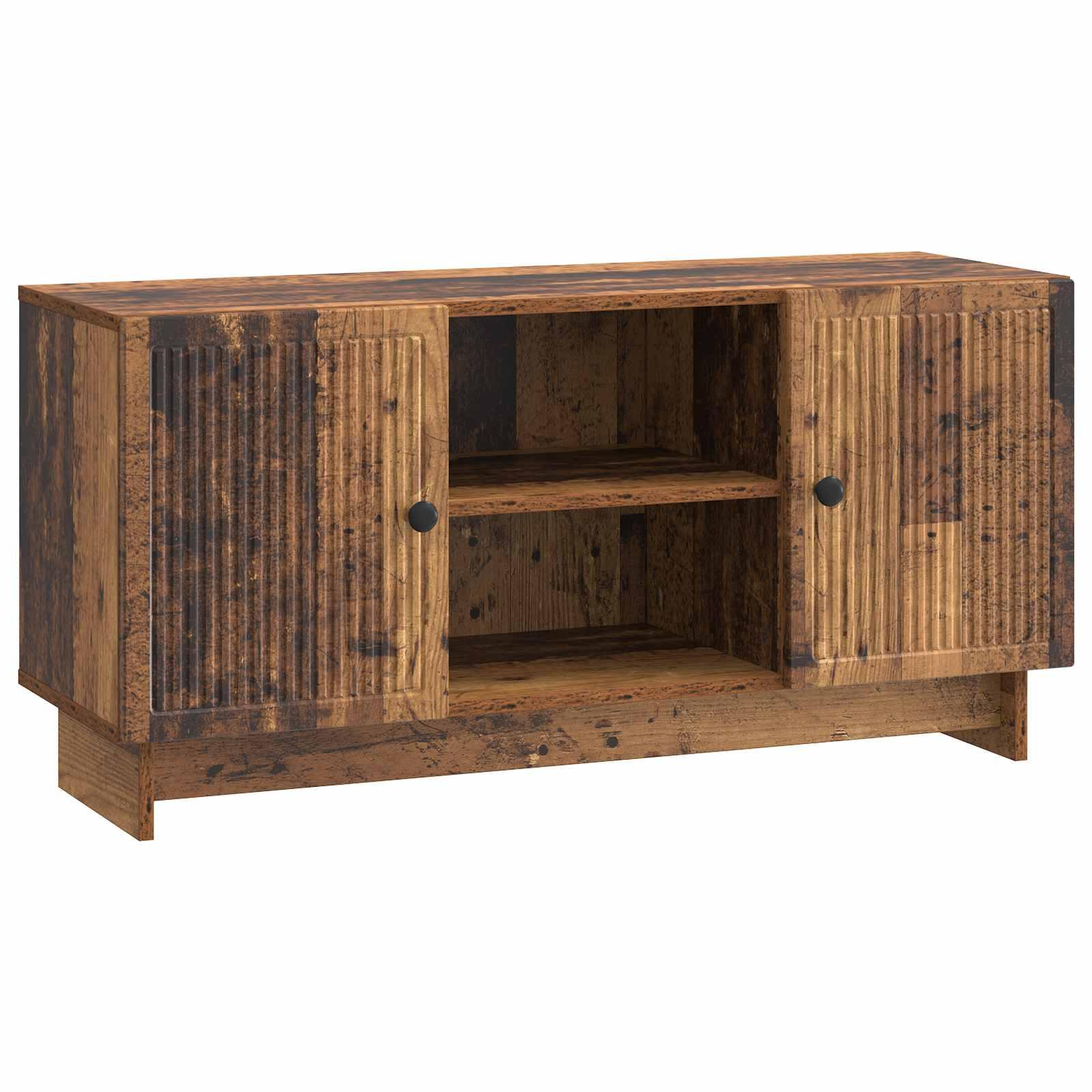 TV-skab Gammelt træ 102 x 34,5 x 50 cm Konstrueret træ billede