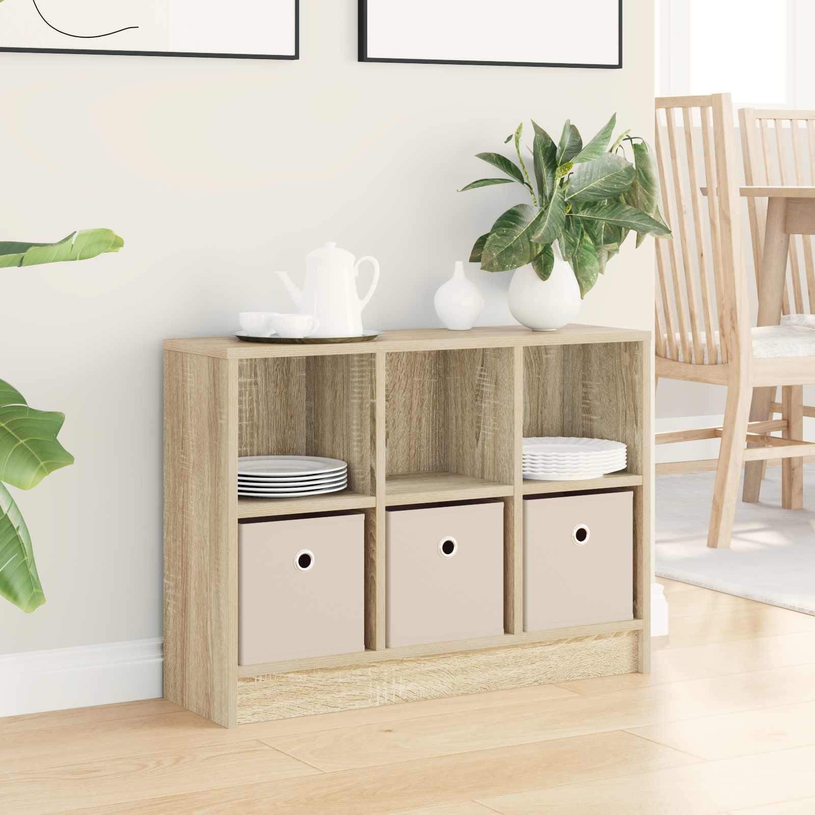 Sidebord med skuffe Sonoma eg 73,5 x 22,5 x 53,5 cm billede