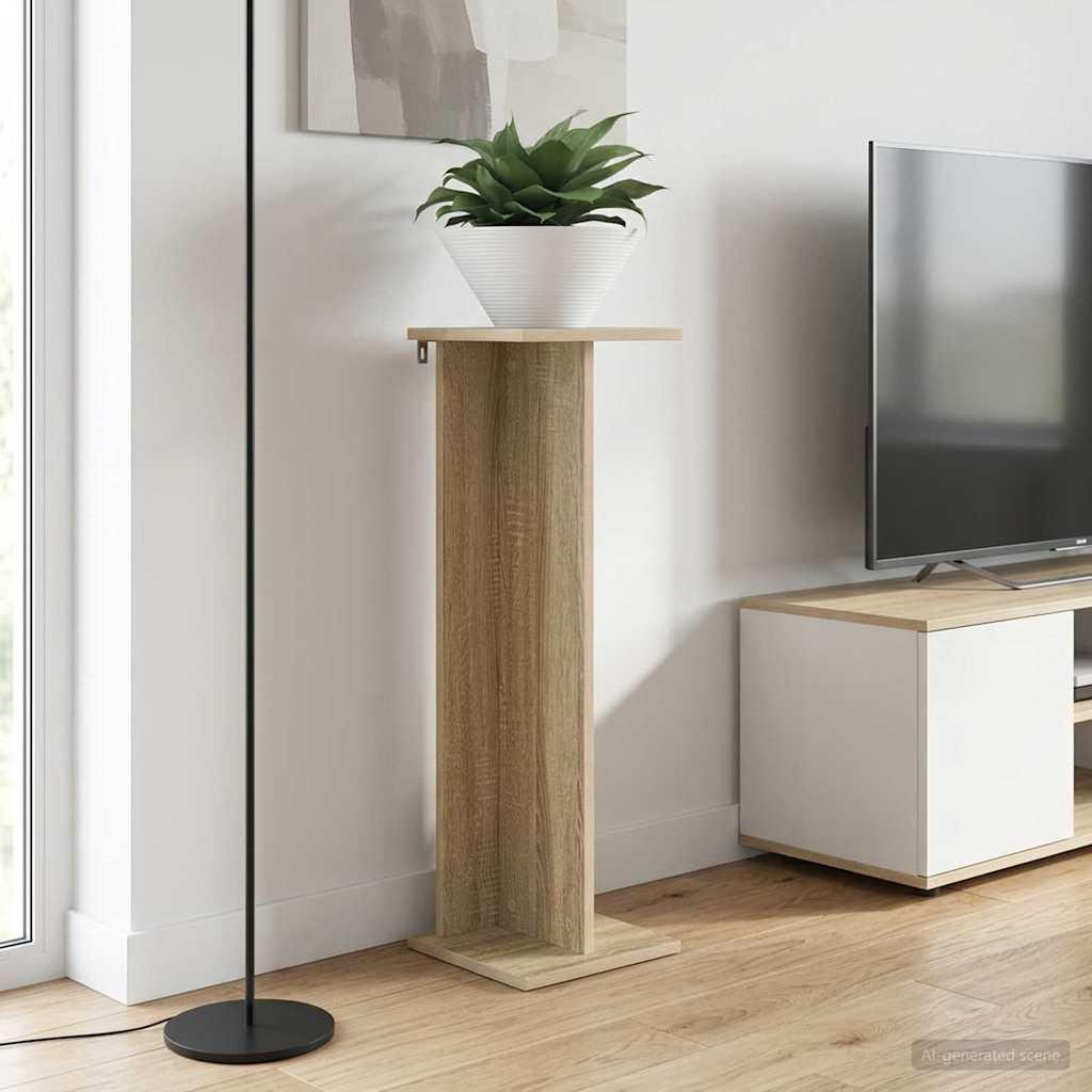 Planteholder 2 stk Sonoma eg 25 x 25,5 x 80,5 cm billede