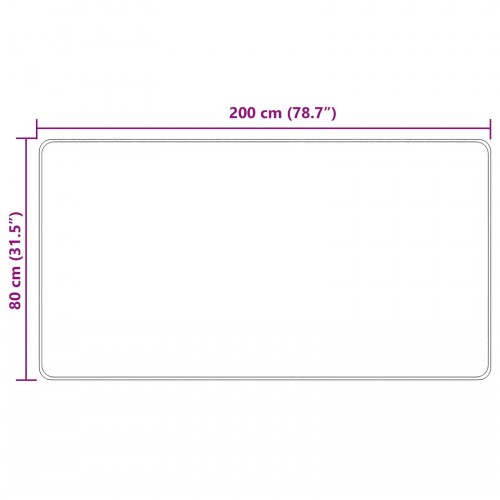 Løber tæppe MARSA - flerfarvet 80 × 200 cm, polyester/PVC