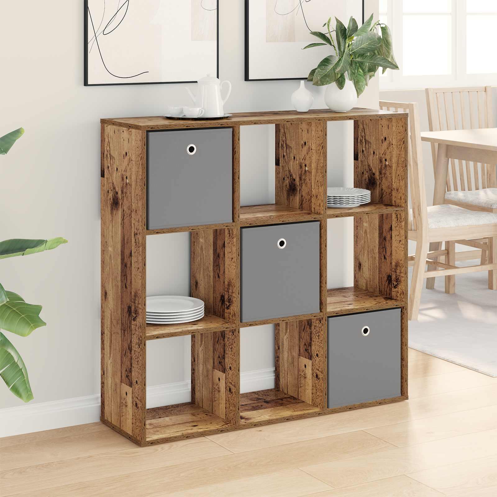 Sidebord med skuffe Gammelt træ 102 x 31 x 99,5 cm billede