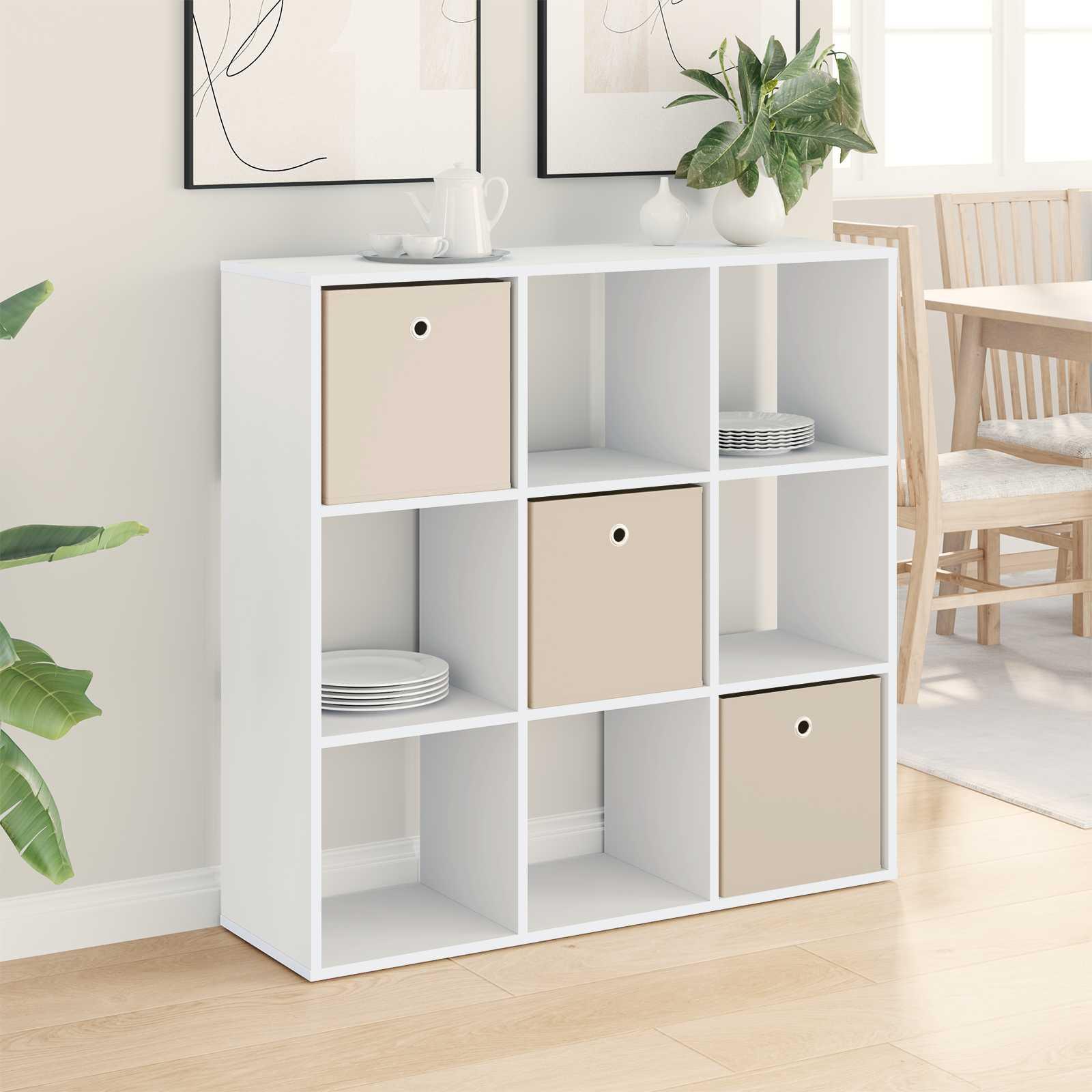 Sidebord med skuffe Hvid 102 x 31 x 99,5 cm billede