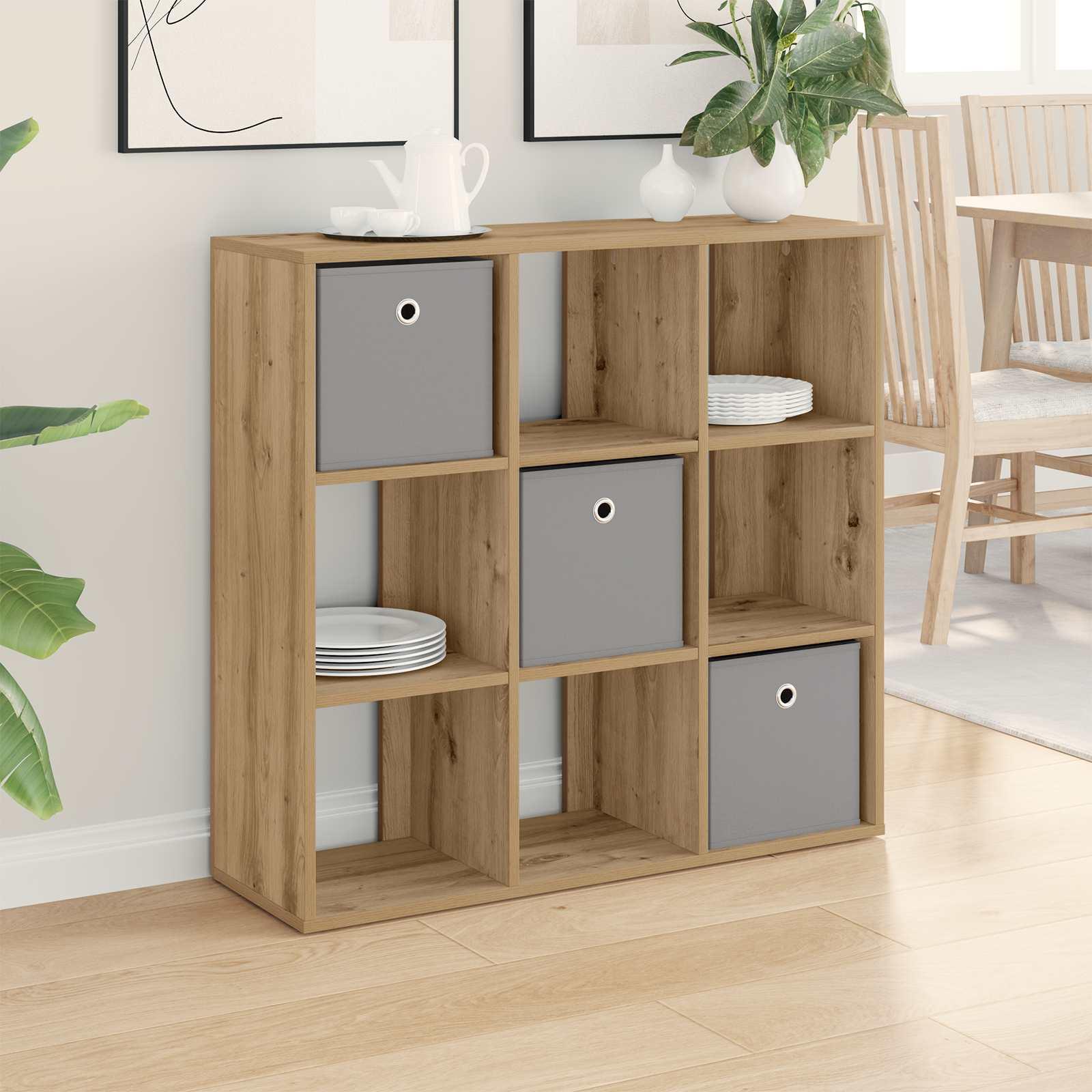 Sidebord med skuffe Artisan Egetræ 88,5 x 29 x 84,5 cm billede