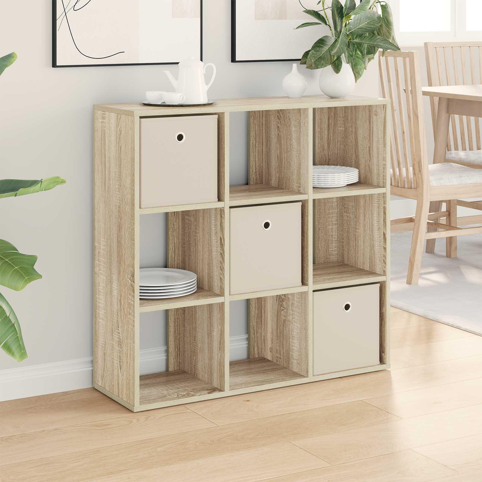 Sidebord med skuffe Sonoma eg 88,5 x 29 x 84,5 cm billede