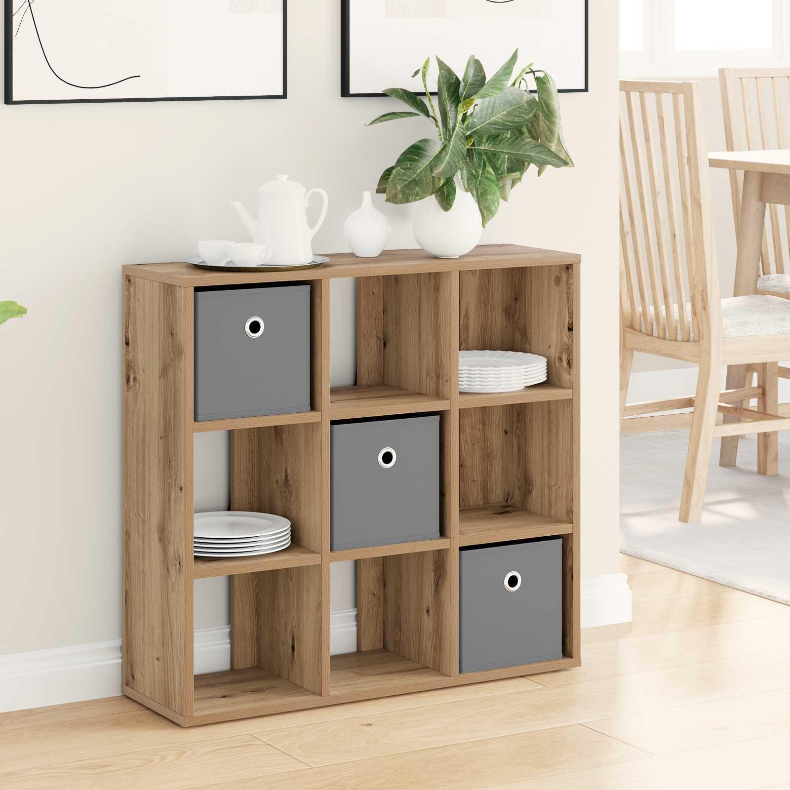 Sidebord med skuffe Artisan Egetræ 73,5 x 24 x 69,5 cm billede
