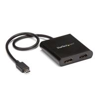 Dock Startech MSTCDP122HD 4K Ultra HD Sort