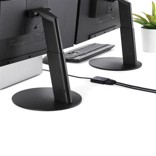 Dock Startech MSTCDP122HD 4K Ultra HD Sort