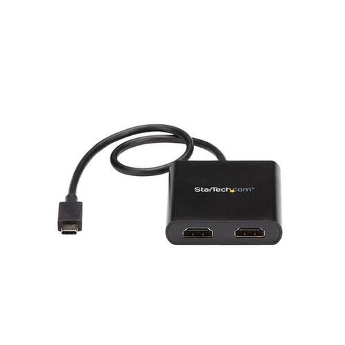 Dock Startech MSTCDP122HD 4K Ultra HD Sort