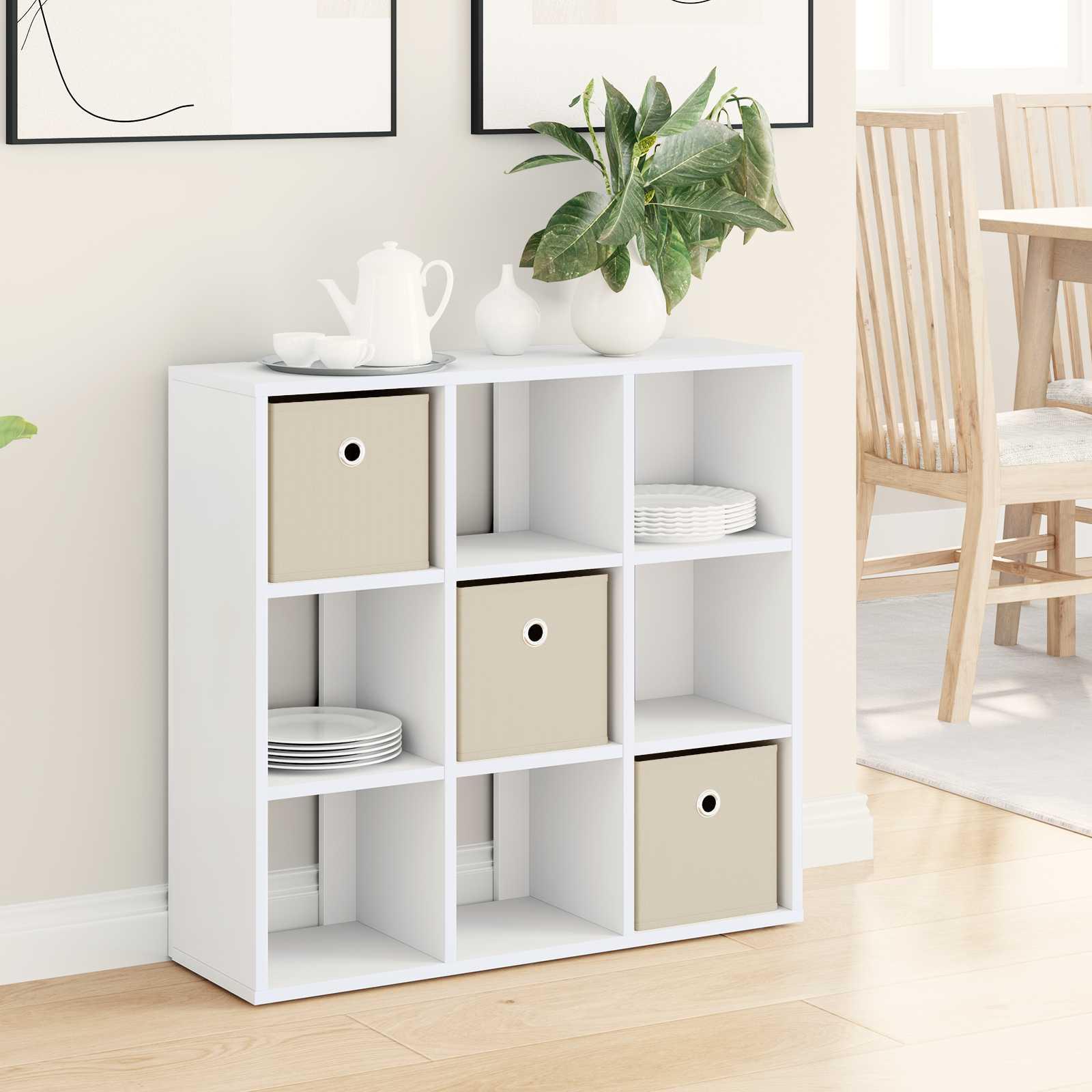 Sidebord med skuffe Hvid 73,5 x 24 x 69,5 cm billede