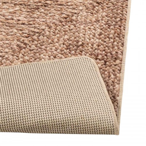 Løber-tæppe Marsa - gul 190 × 300 cm, polyester med skridsikker PVC-bagside