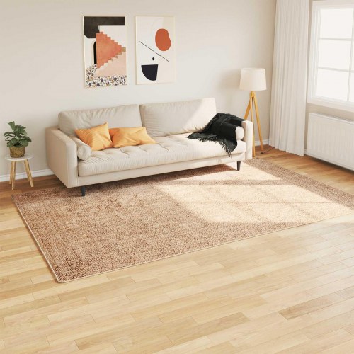 Tæppe runner - Marsa, gul 150 × 230 cm, polyester med skridsikker PVC-bagside