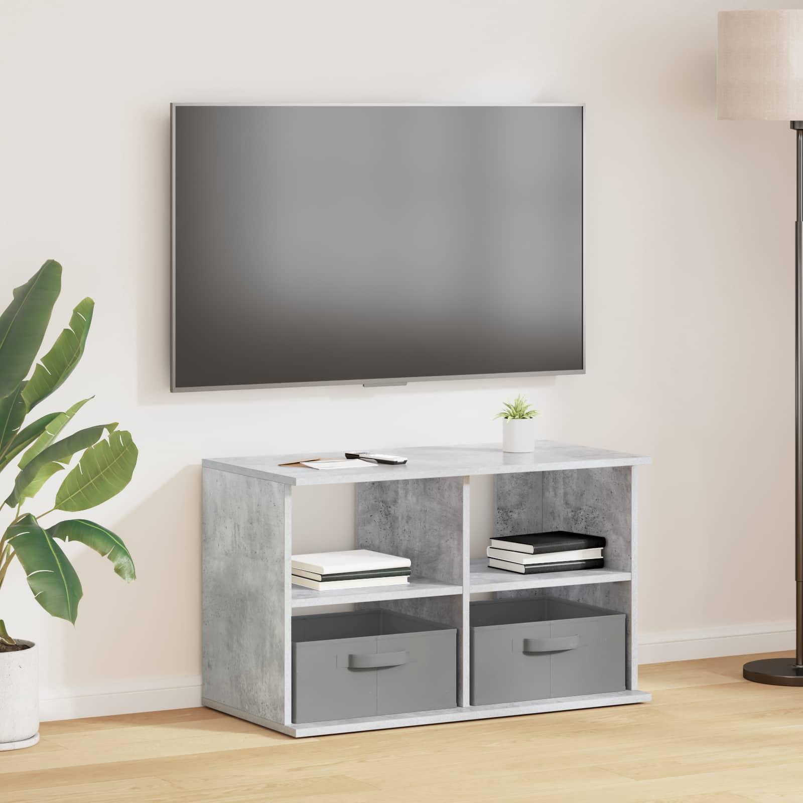 TV stand med skuffe Beton Grå 79 x 40 x 48 cm
