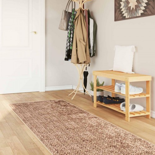 Løber tæppe MARSA - gul 80 × 350 cm, polyester med skridsikker PVC-bagside
