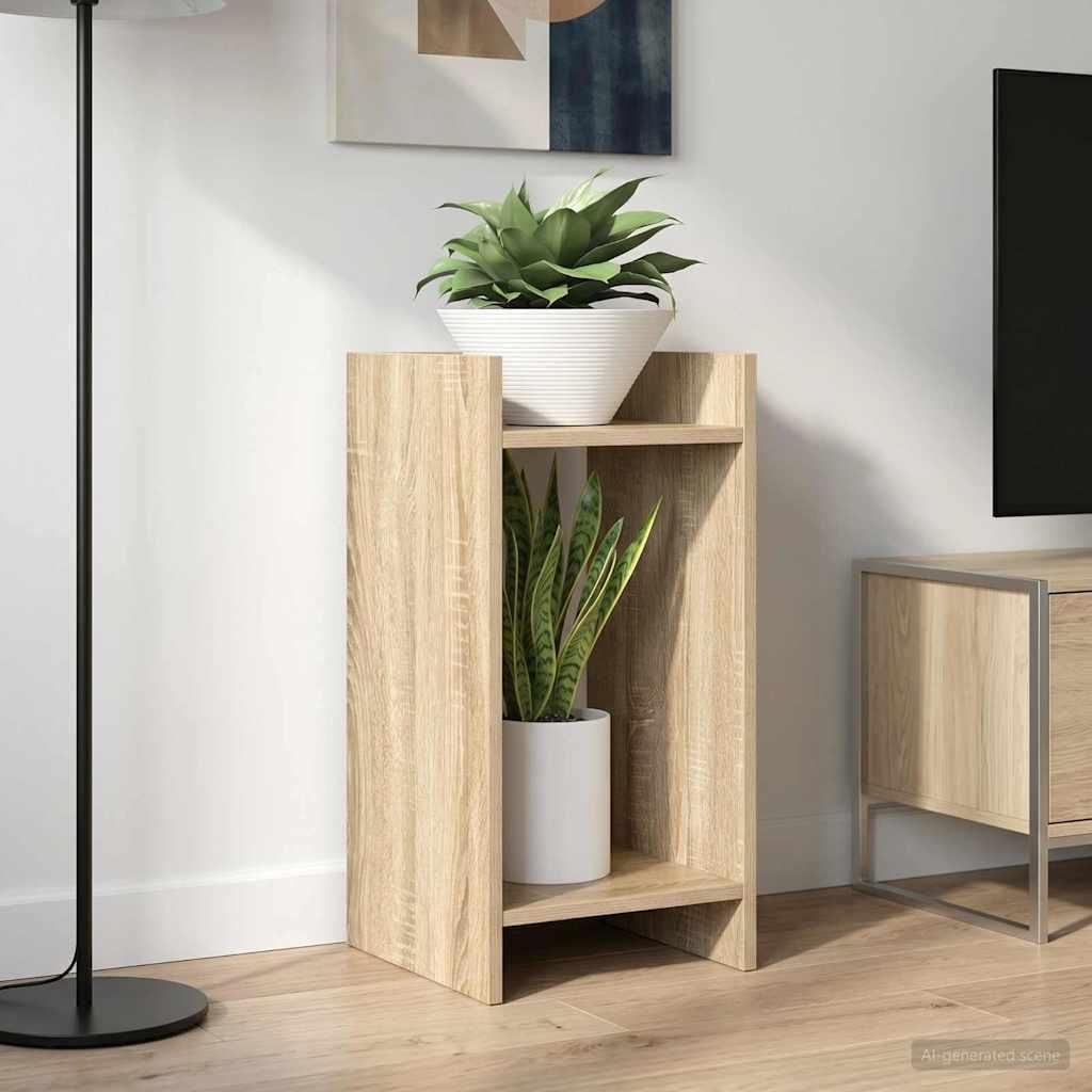 Planteholder 2 stk Sonoma eg 30 x 30 x 60 cm Konstrueret træ billede