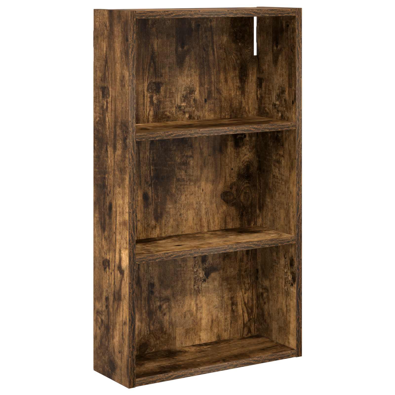 Badeværelsesvægskab Røget Eg 40 x 14 x 70 cm Konstrueret træ billede