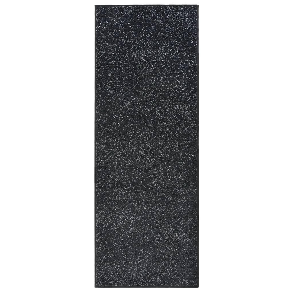 Tæppeløber 100x250 cm BCF antracitgrå