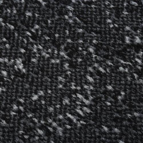 Tæppeløber 100x250 cm BCF antracitgrå