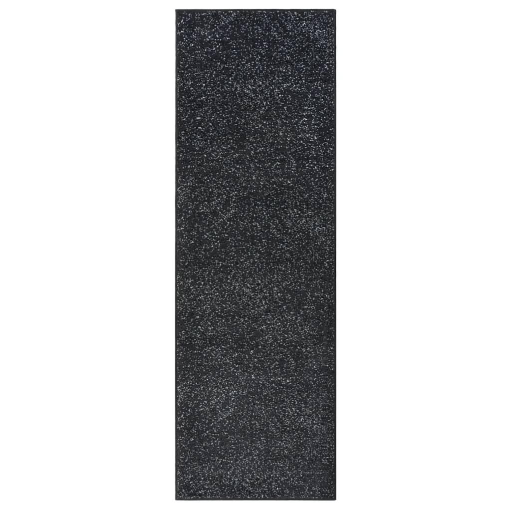 Tæppeløber 100x300 cm BCF antracitgrå