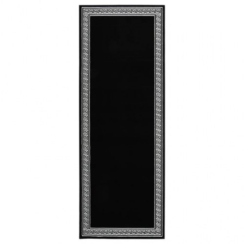 Tæppeløber 100x250 cm med motiv BCF sort