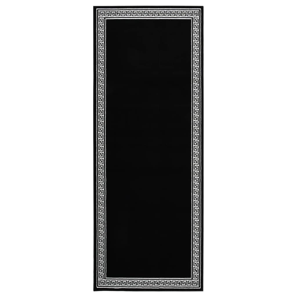 Tæppeløber 100x300 cm med motiv BCF sort