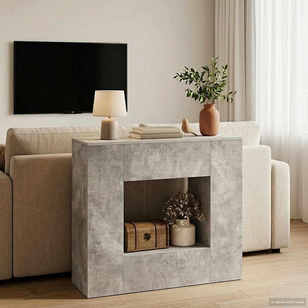 BetonGrå 82 x 29 x 74 cm billede
