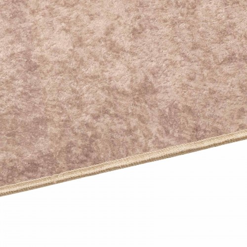 Tæppe runner - sandfarvet 150 × 230 cm, polyester med skridsikker PVC-bagside